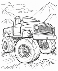 Hot Wheels Coloring Pages Free Printables for Kids & Adults