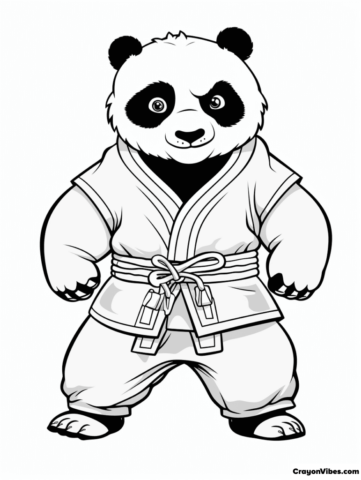 Kung Fu Panda Coloring Pages Free Printables