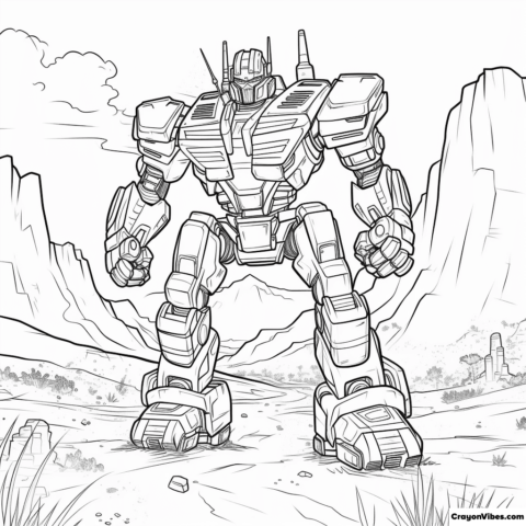 Transformers Coloring Pages Free Printables for Kids and Adults