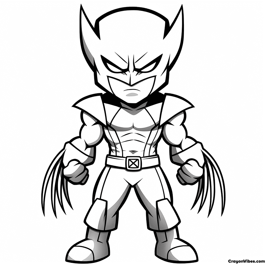 Wolverine Coloring Pages Free Printables for Kids and Adults