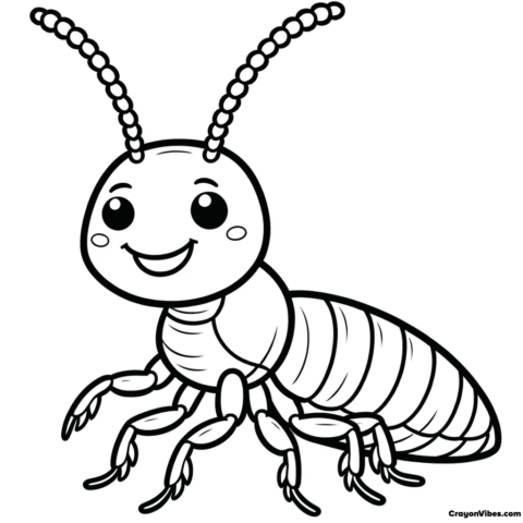 termite coloring pages