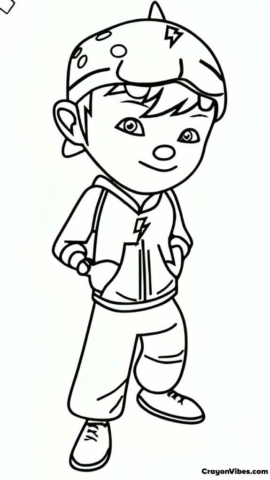 Boboiboy Coloring Pages Free Printable Sheets for Kids
